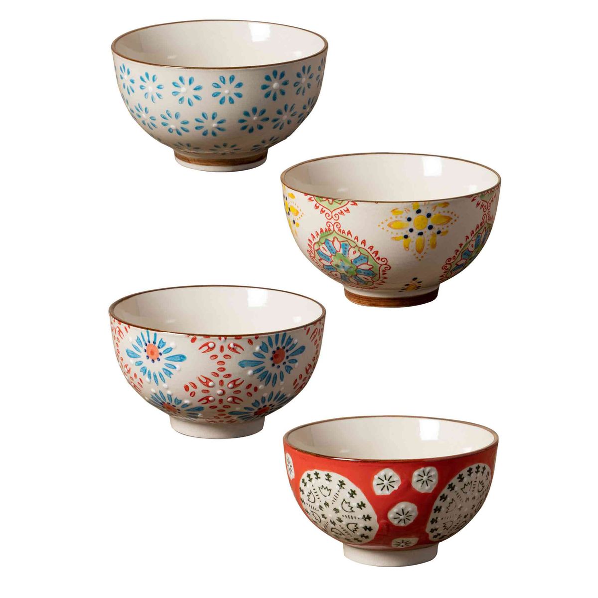 LOT DE 3 bols blancs empilables Arcopal Restaurant en très bon état EUR