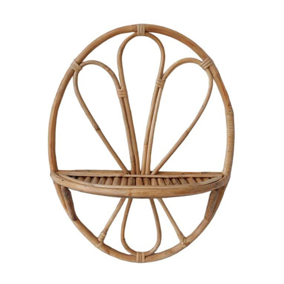 Etagère murale en jacinthe d´eau tressée Decoclico