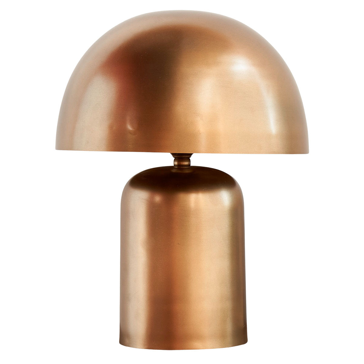 Harold antique gold metal mushroom table lamp – Decoclico