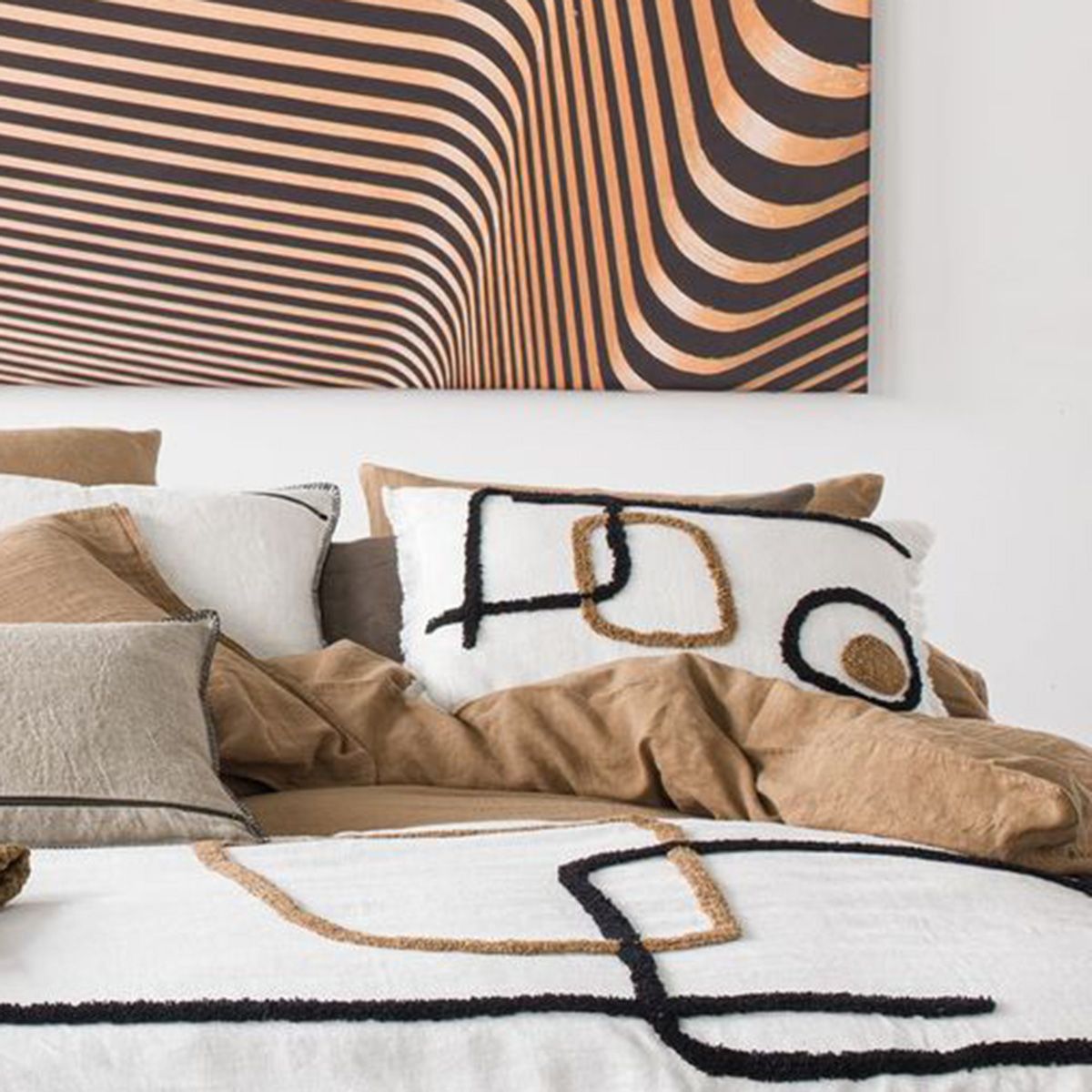 Taie oreiller rectangle en lin lavé Viti 50x70 cm - Harmony Haomy - Home  Beddings and Curtains