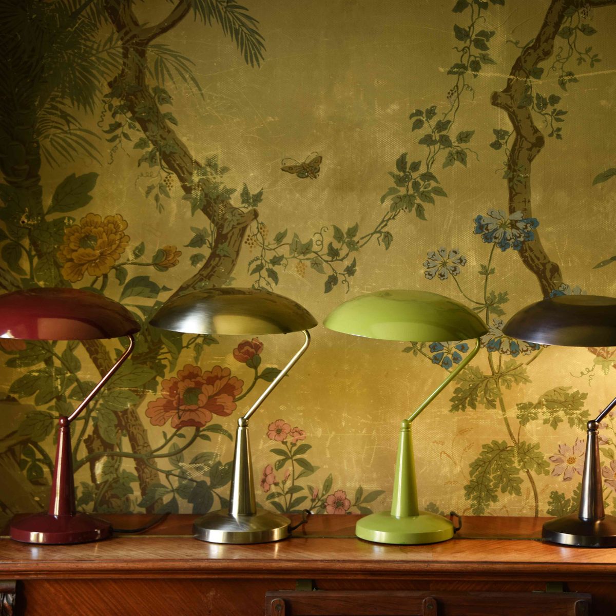 Lampe Vintage Année 70 Marron – Collection Vintage Shop