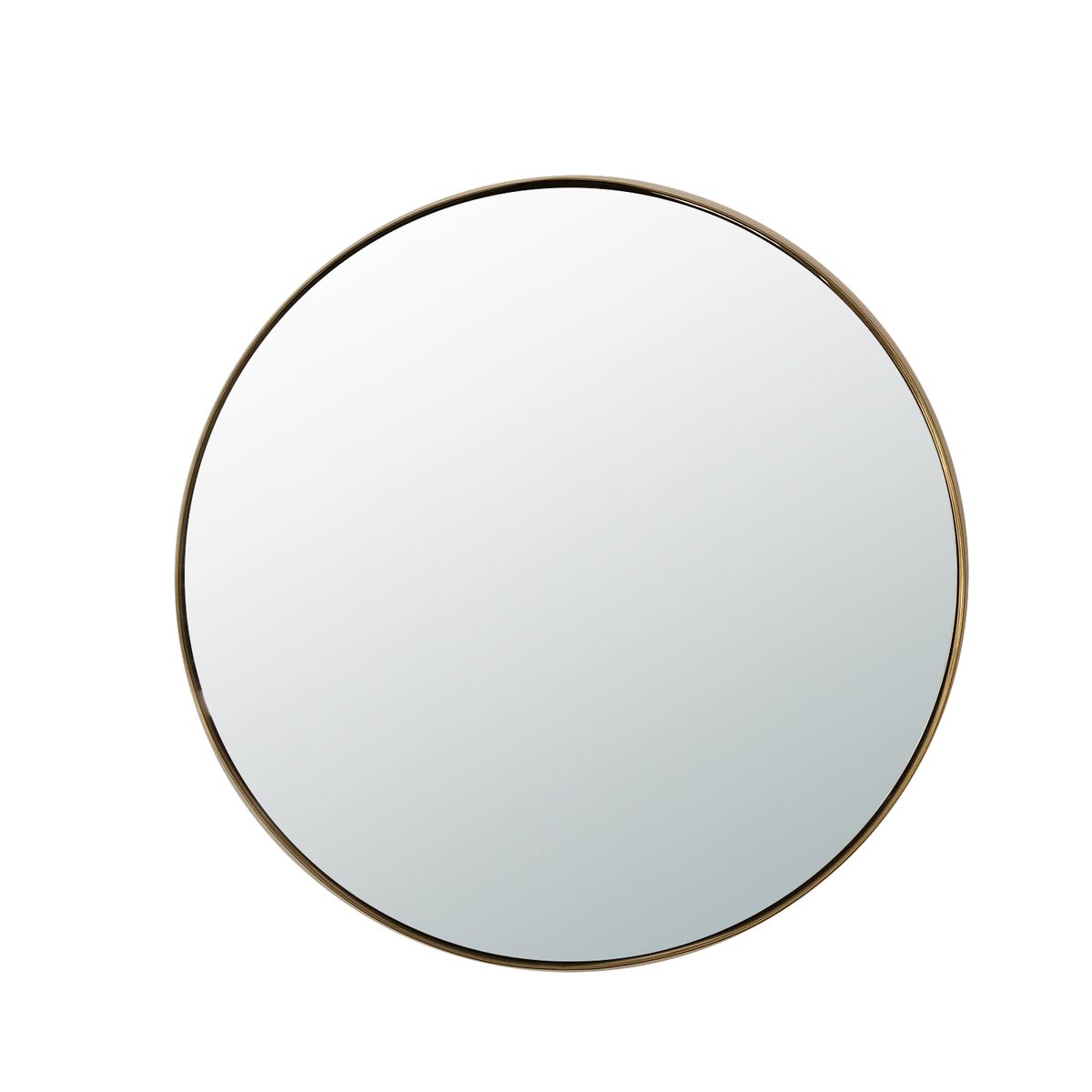 Espejo redondo de latón 80 cm - Murat – Decoclico