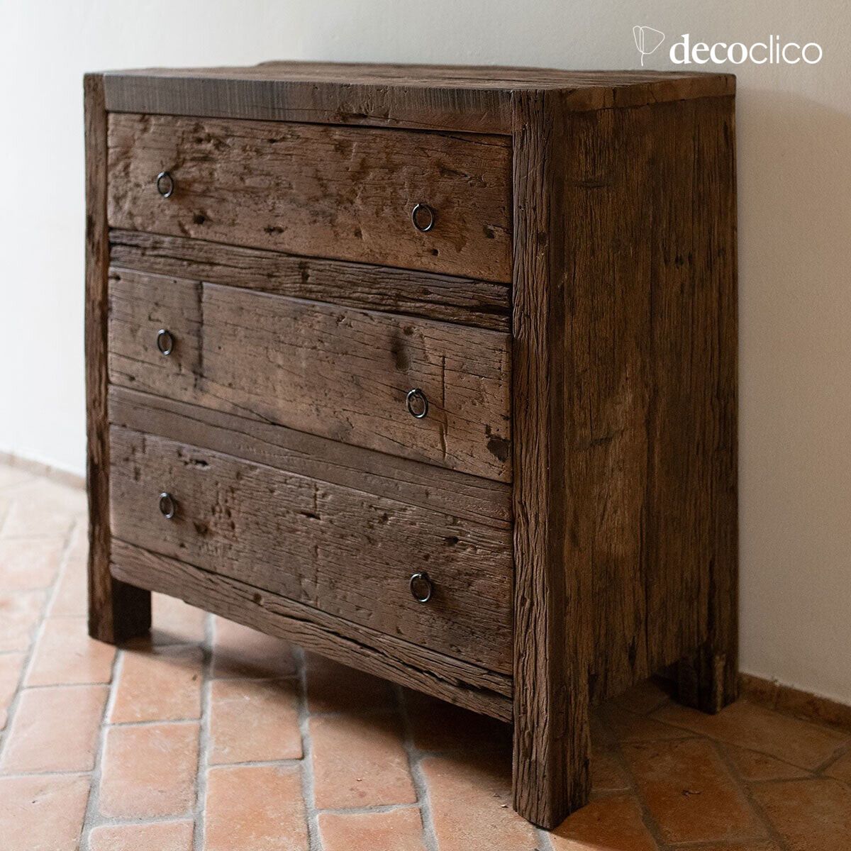 3-drawer chest made from recycled wood Vermont