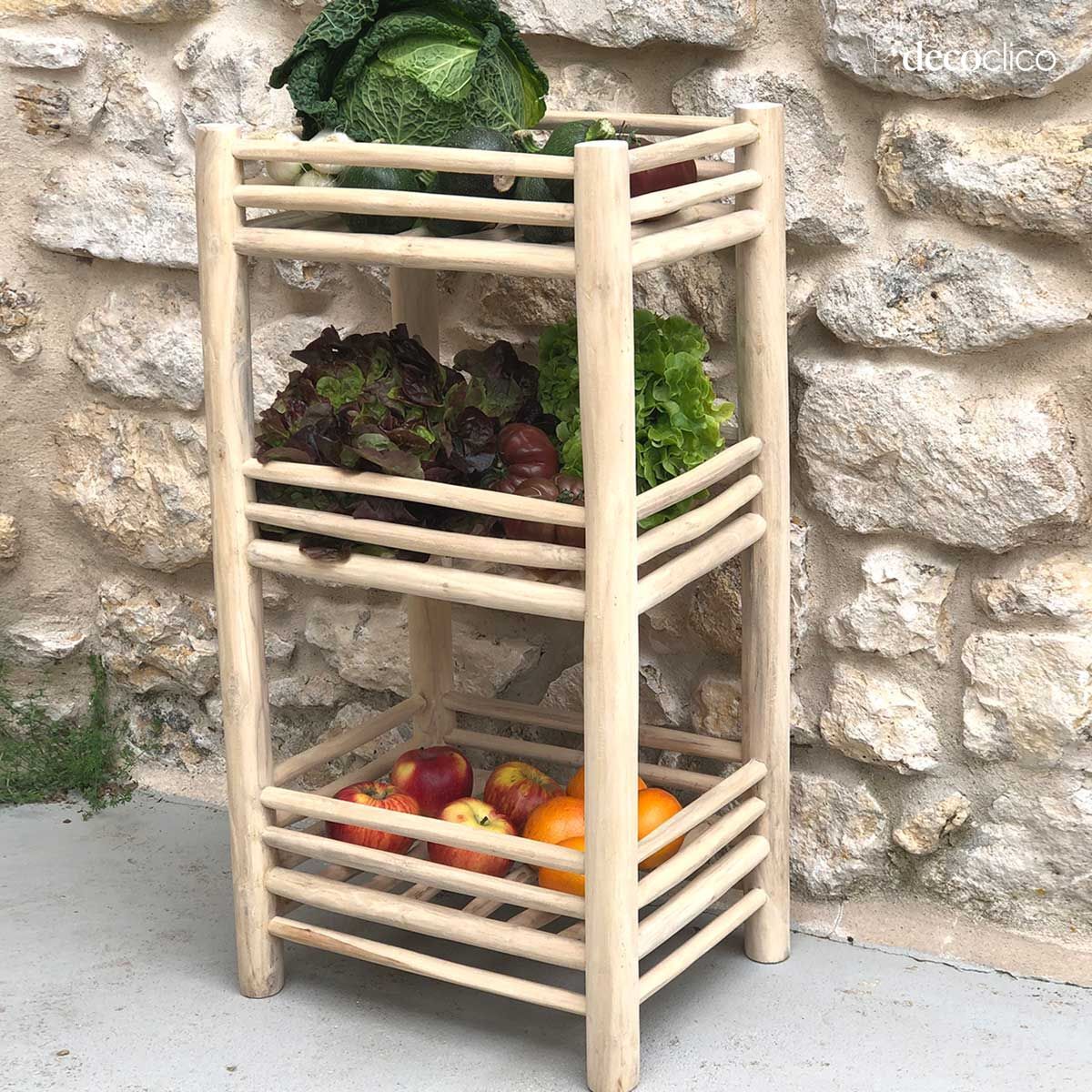 3-tier teakwood locker storage Pepper