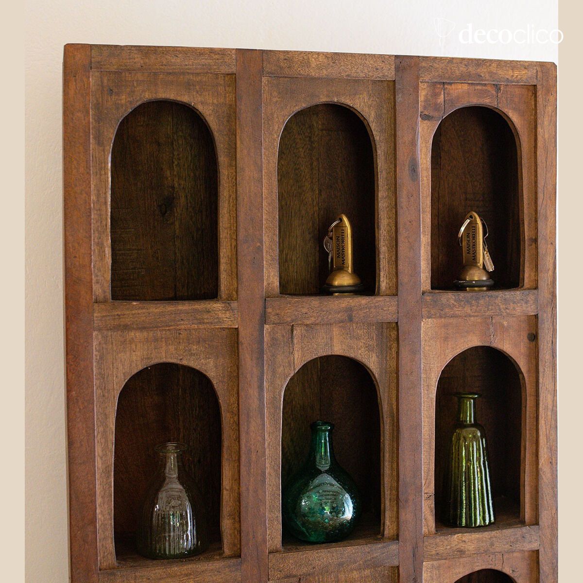 9-niche plank van gerecycled hout Pamir