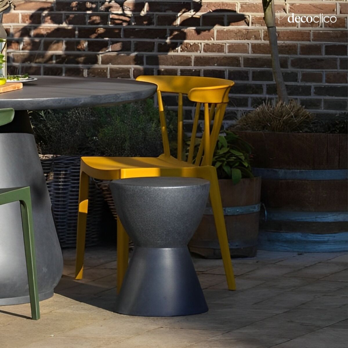 Anthracite stool Dover Made by Woood