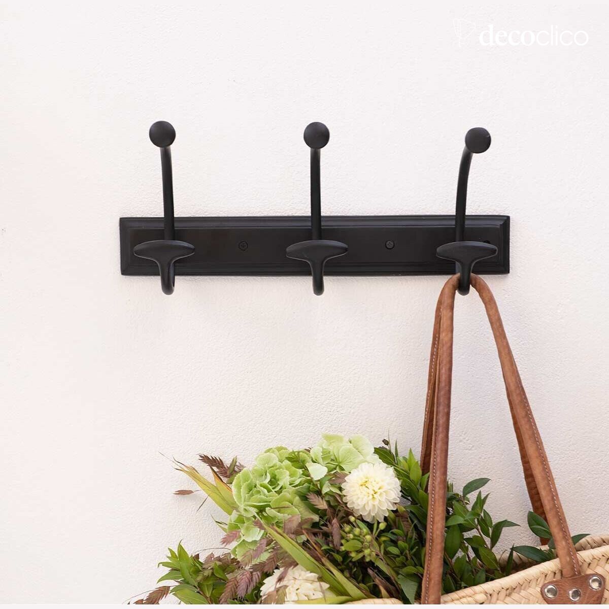 Appendiabiti in metallo nero opaco