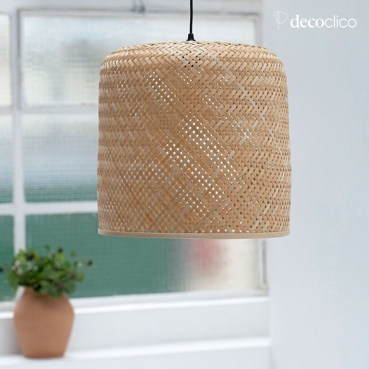 Aufhängung aus natürlichem Bambus (nicht elektrifiziert), handgefertigt