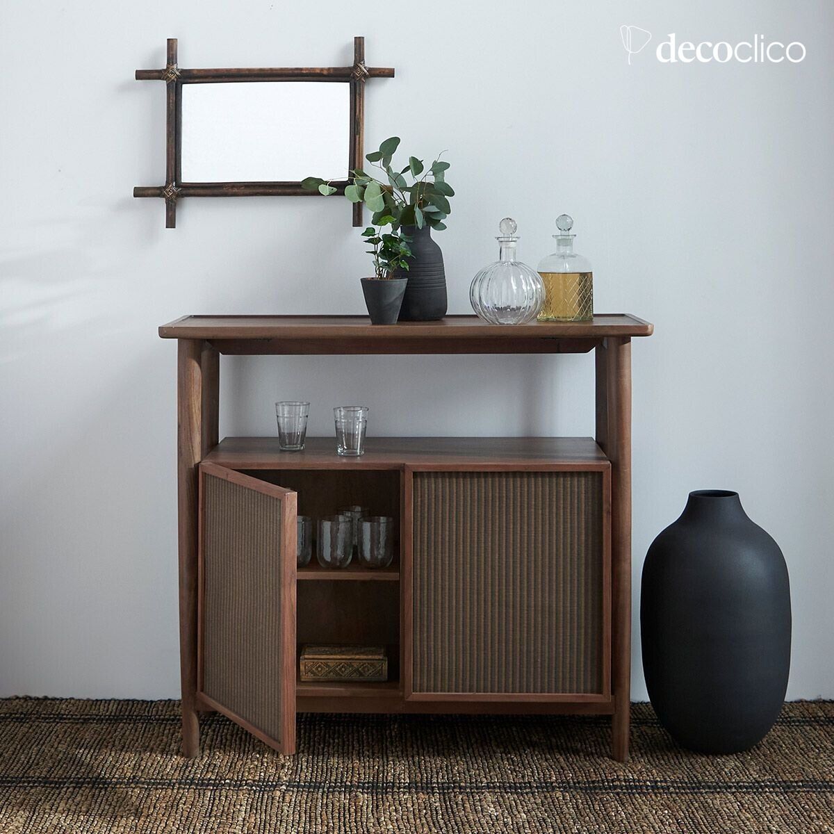 Banco bar in massello di acacia Tatami