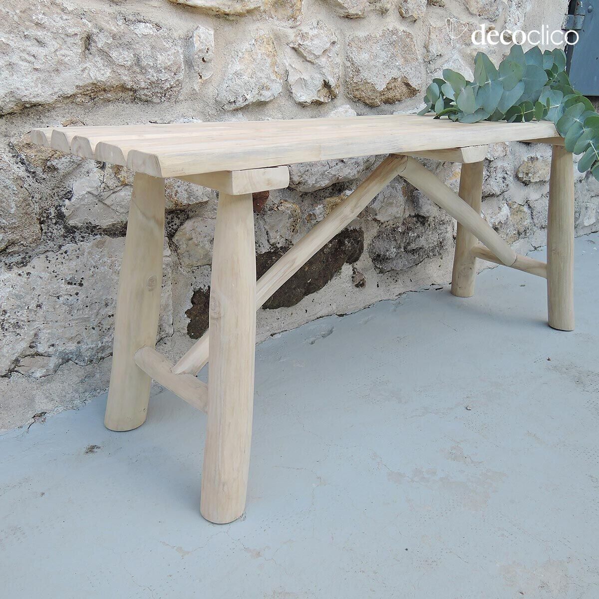 Banco de madera de teca Pepper