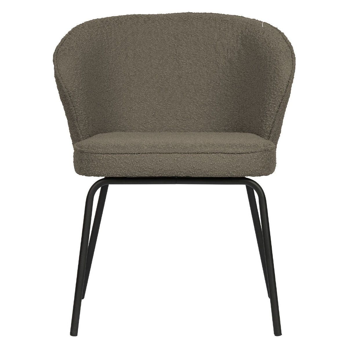 Be Pure nougat terry velvet Admit chair - Set of 2