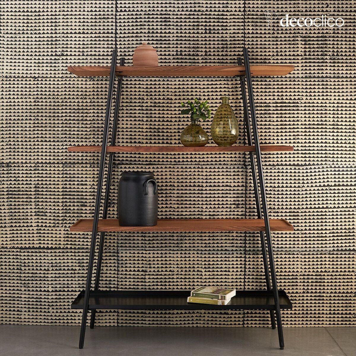 Bibliothèque en acacia massif Tatami