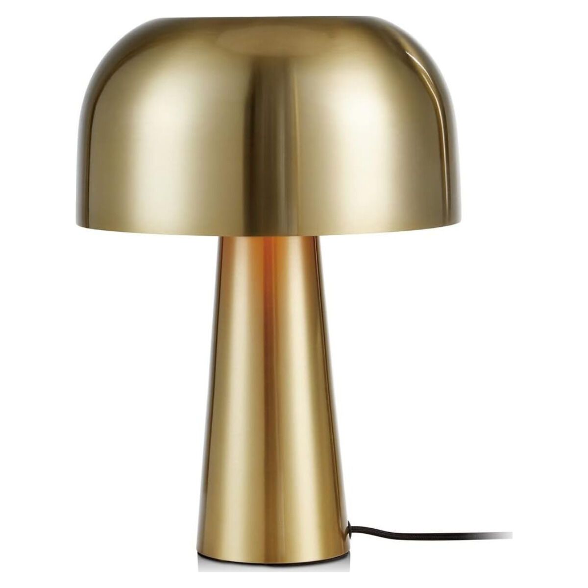 Blanca Markslojd gold-colored metal mushroom lamp