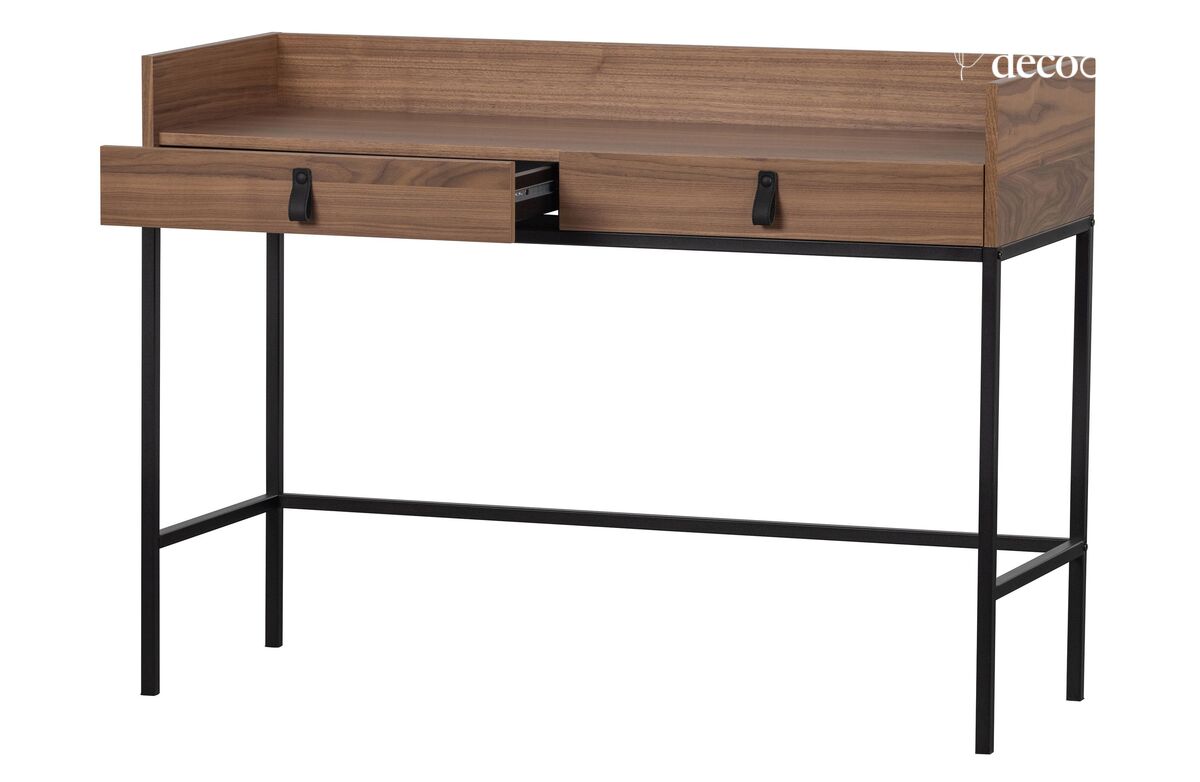 Bureau in bruin FSC walnootfineer Bookzine