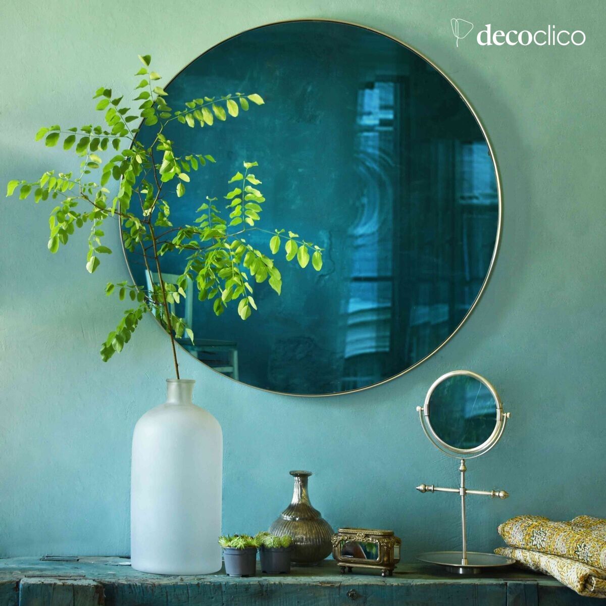 Bottiglia in vetro smerigliato a forma di bottiglia 46 x 20 cm Soline