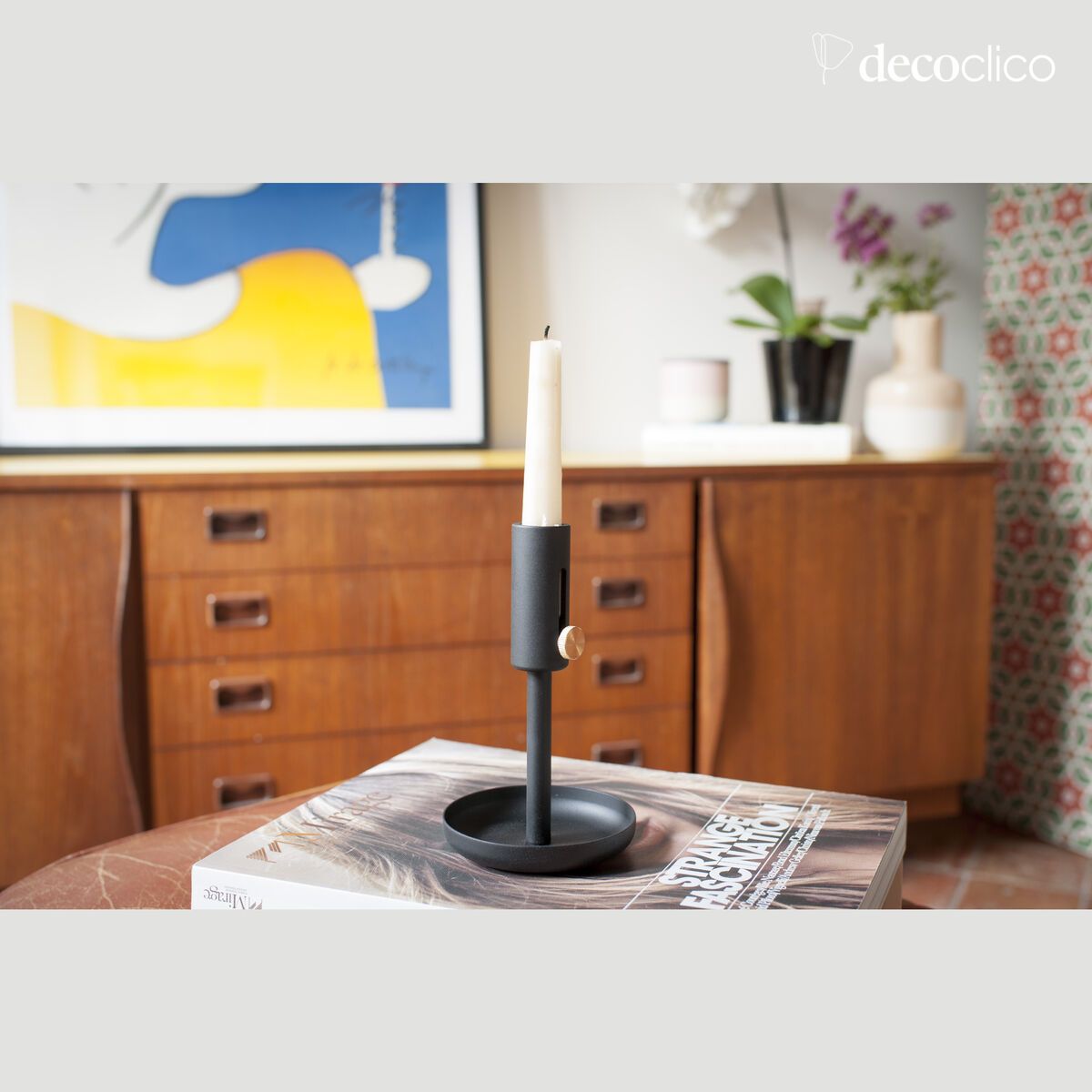 Bougeoir noir Granny High