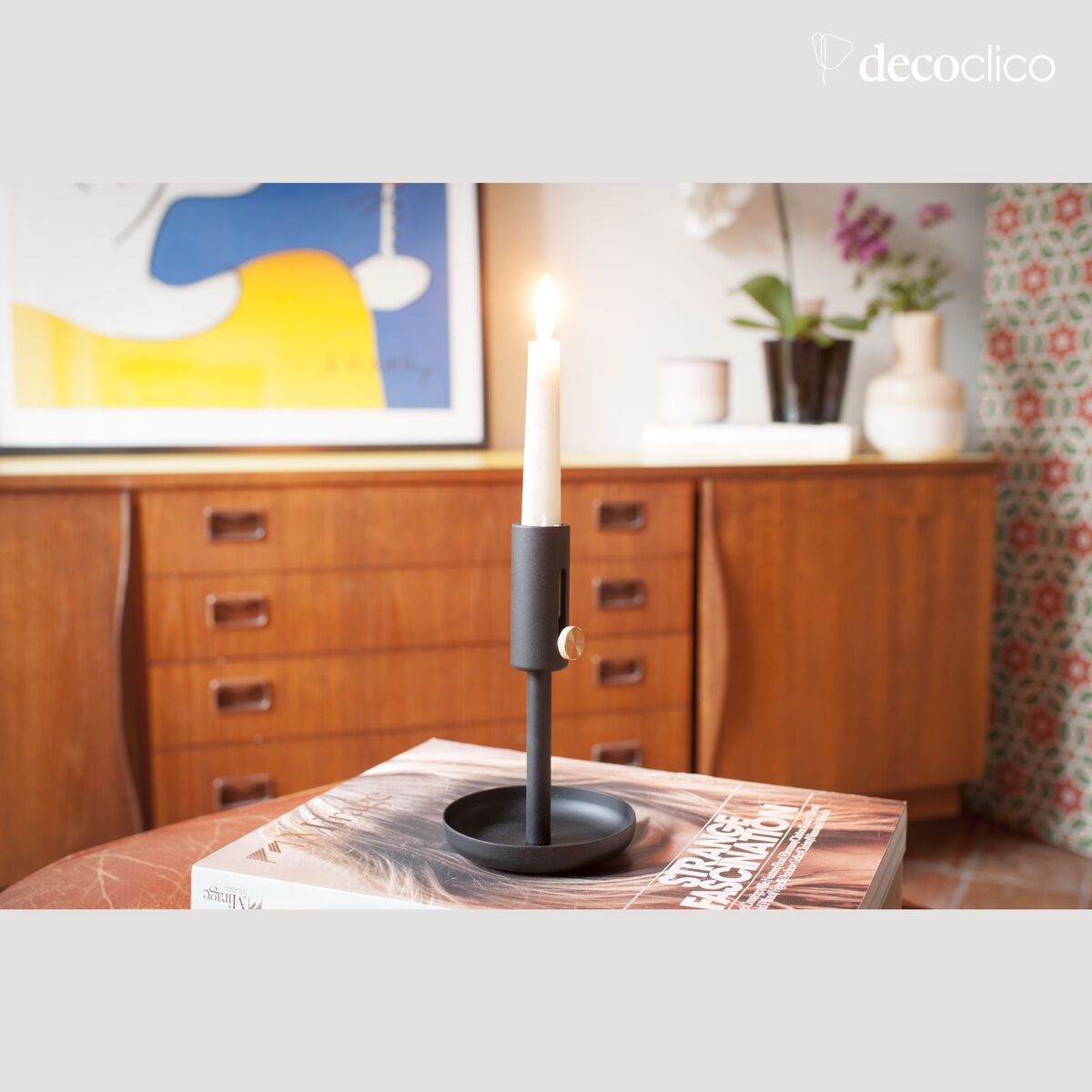 Bougeoir noir Granny High