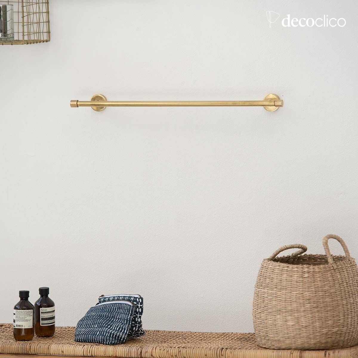Brass towel rack Passage Vernet