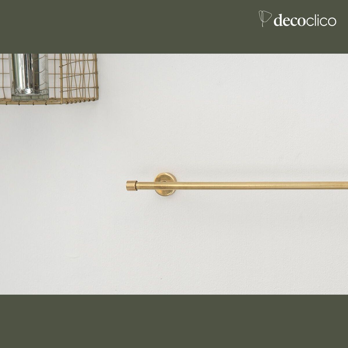 Brass towel rack Passage Vernet