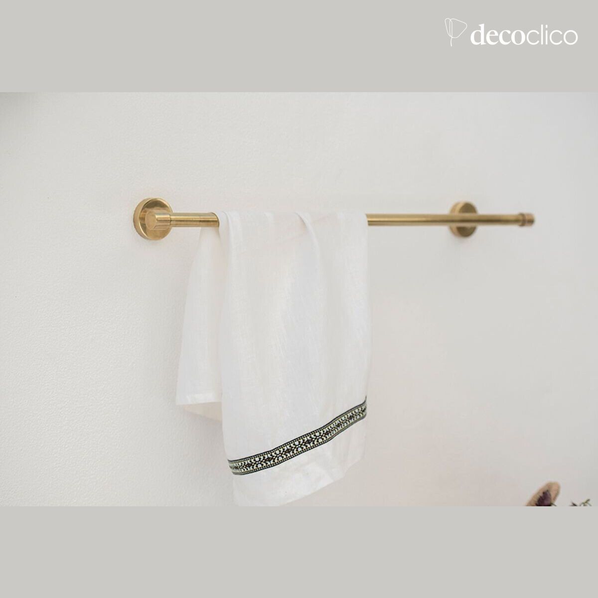 Brass towel rack Passage Vernet