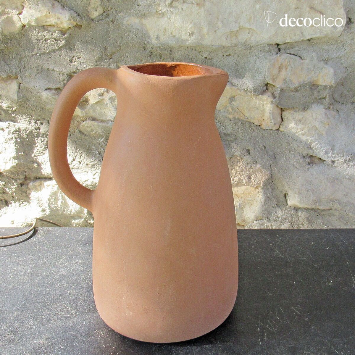 Brocca Caraffa in terracotta fatta a mano Petra
