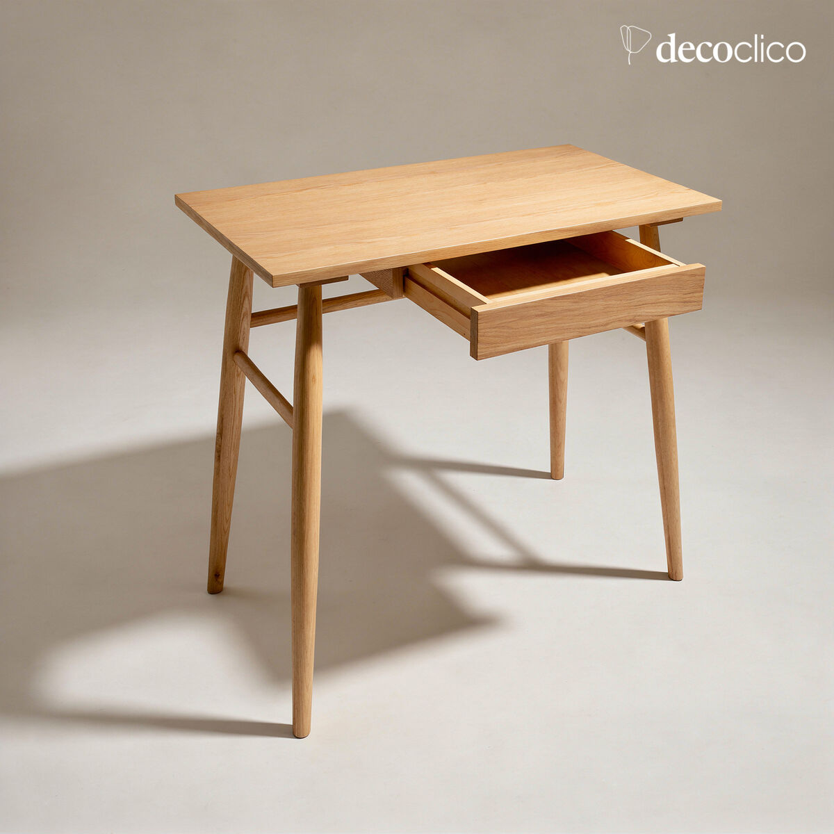 Bureau en chêne 1 tiroir style scandinave Bloom