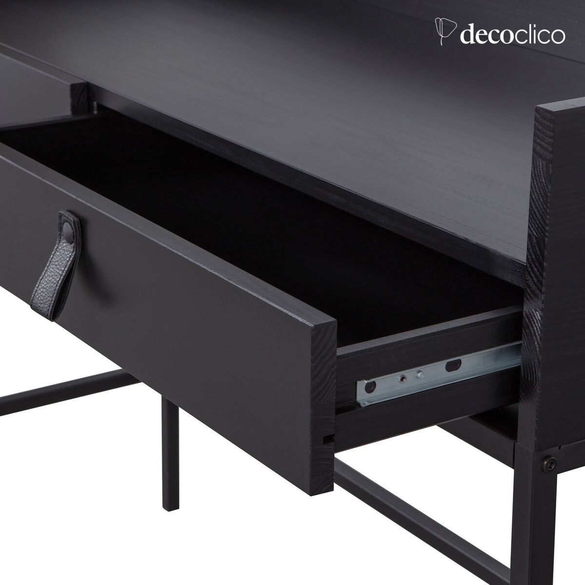 Bureau en pin noir FSC Bookazine VT Wonen