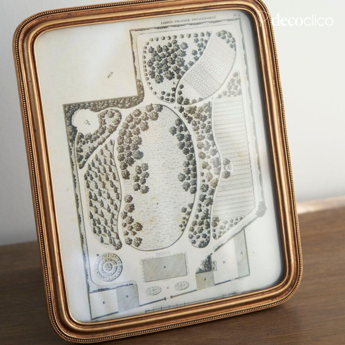 Cadre photo rectangulaire mouluré doré 13 x 18 cm Manderley