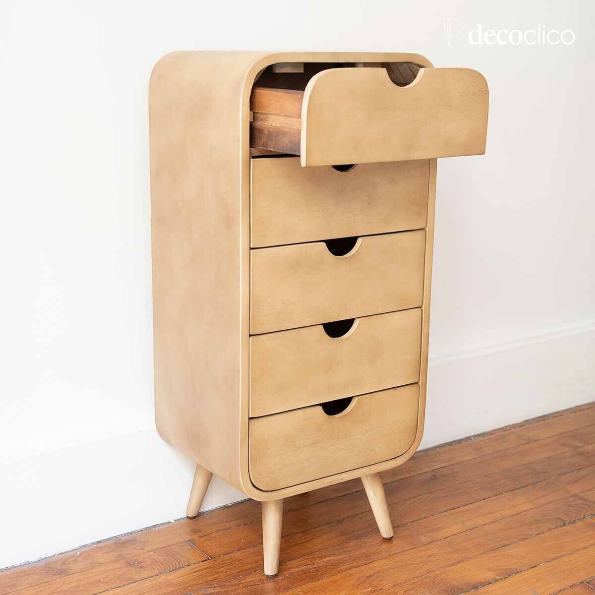 Cajonera de mango teñido 5 cajones Hanko