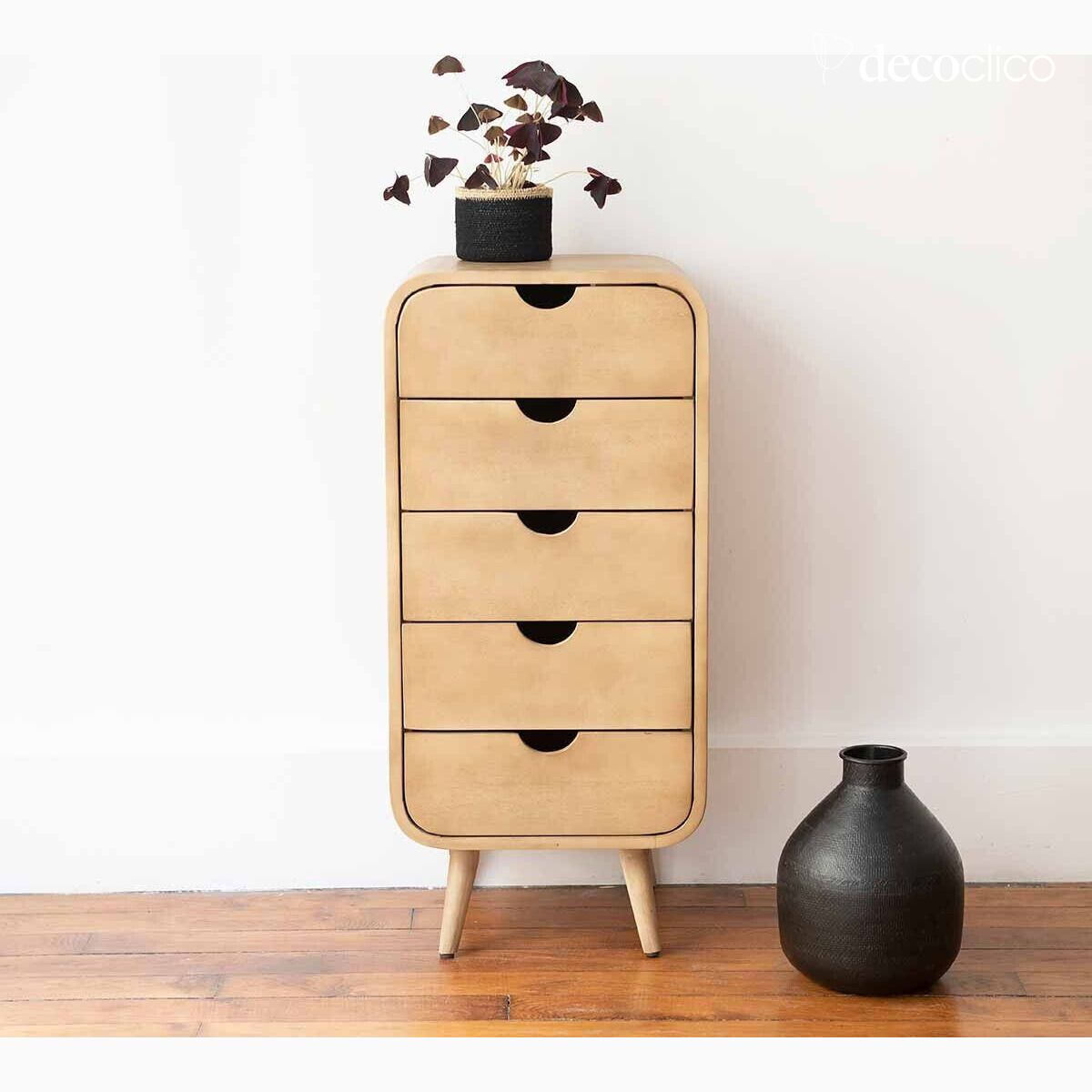 Cajonera de mango teñido 5 cajones Hanko