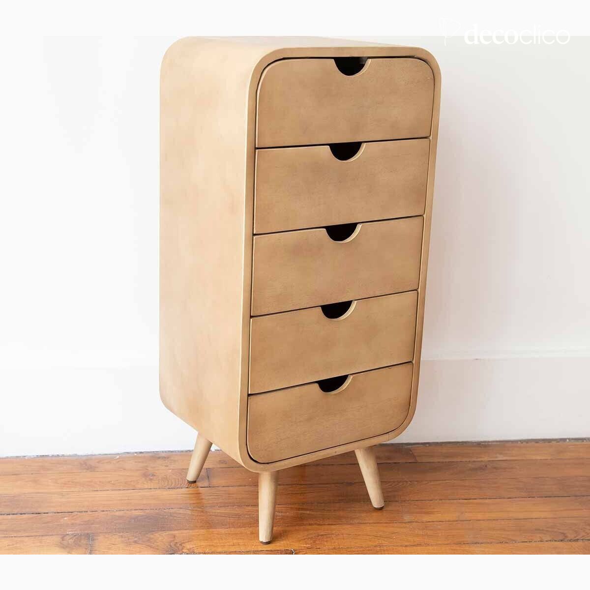 Cajonera de mango teñido 5 cajones Hanko