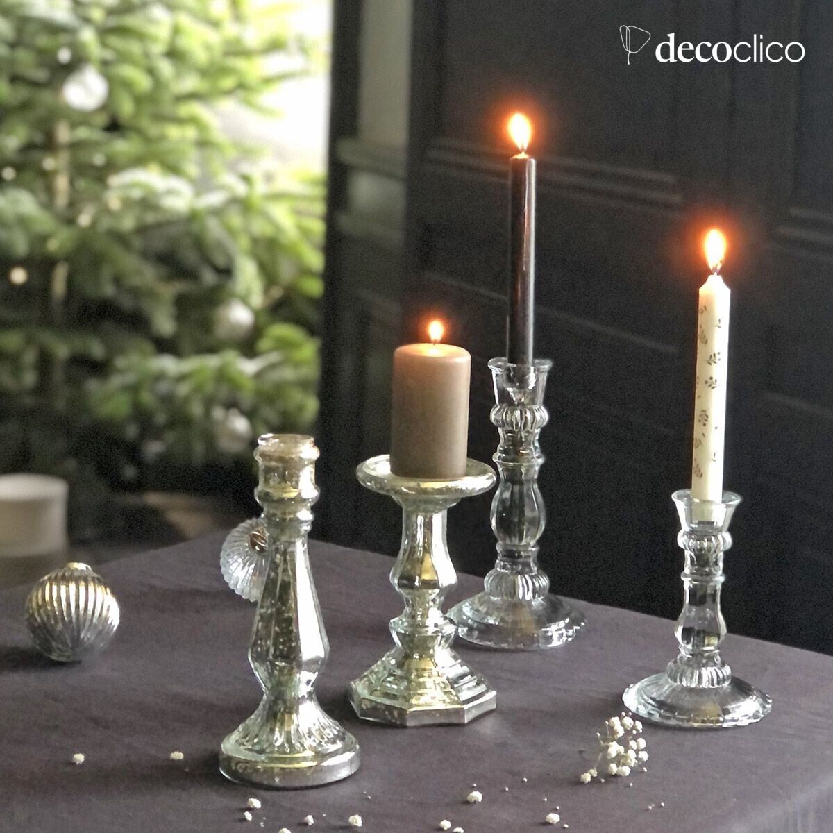 Candeliere in vetro al mercurio Artus