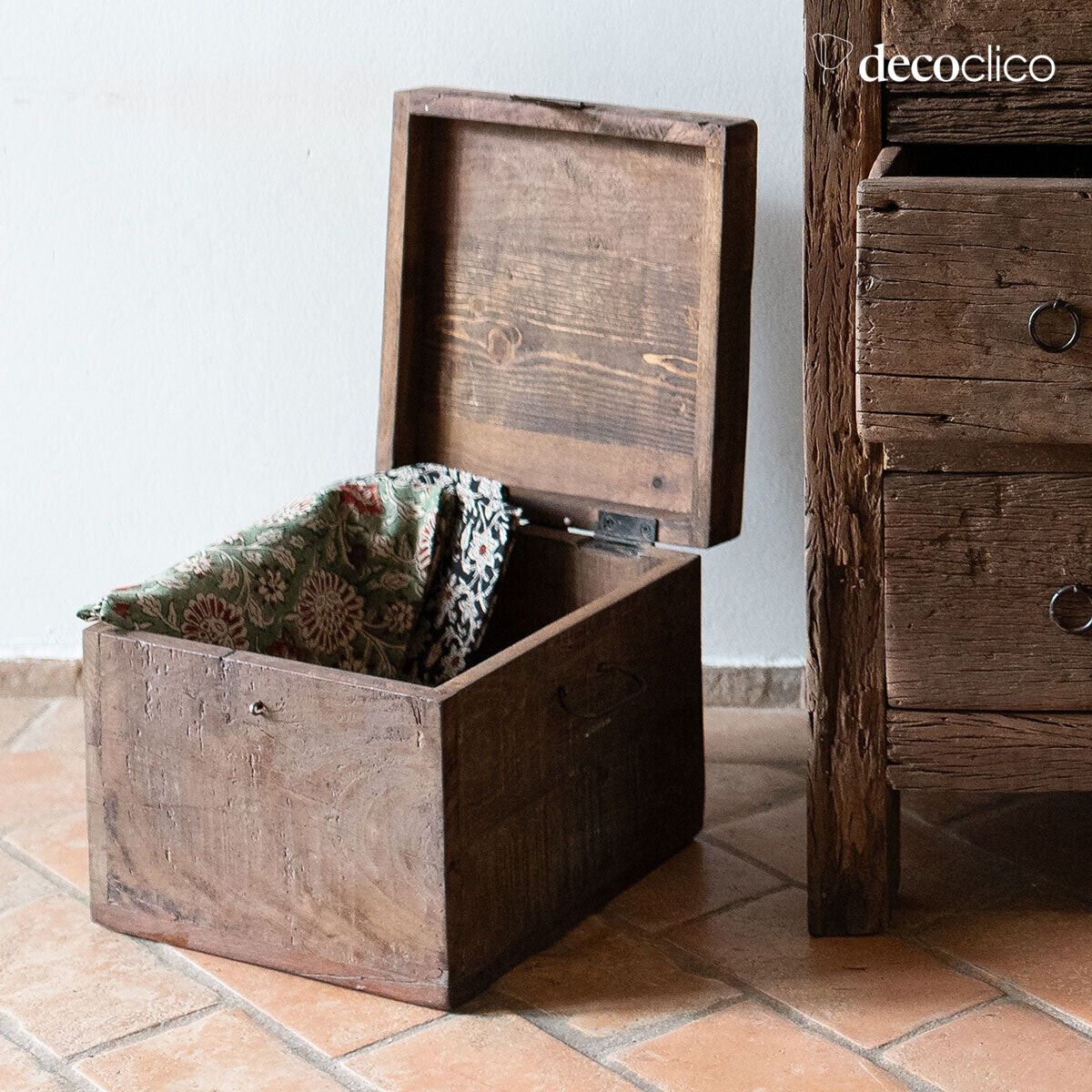 Cassapanca in legno riciclato Pamir