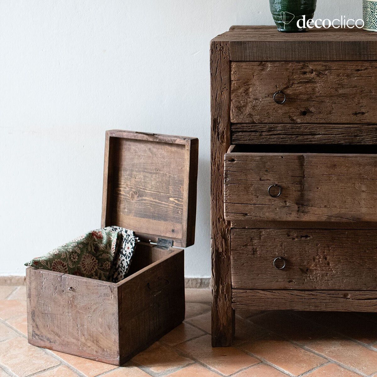 Cassapanca in legno riciclato Pamir