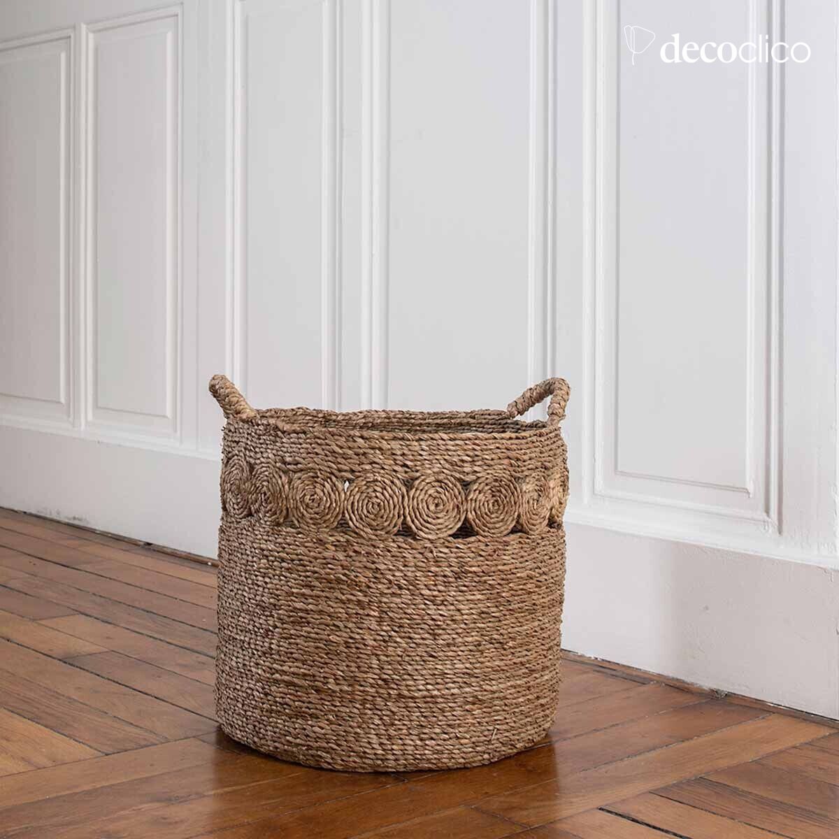 Cestino in mendong stile vintage Sumba