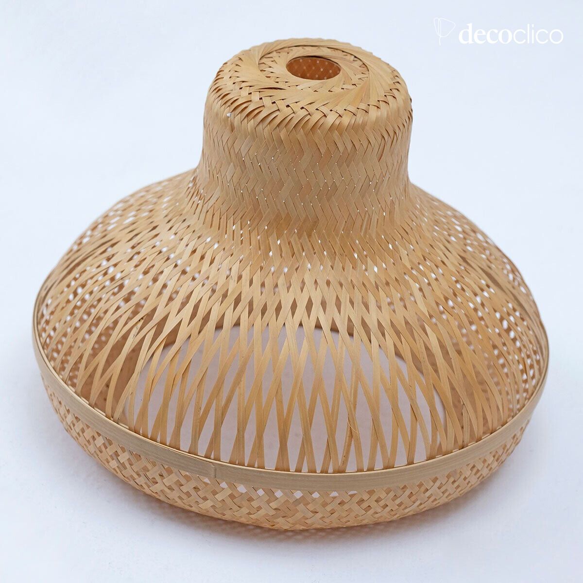 Colgante en forma de pera de bambú natural (sin electricidad) hecho a mano