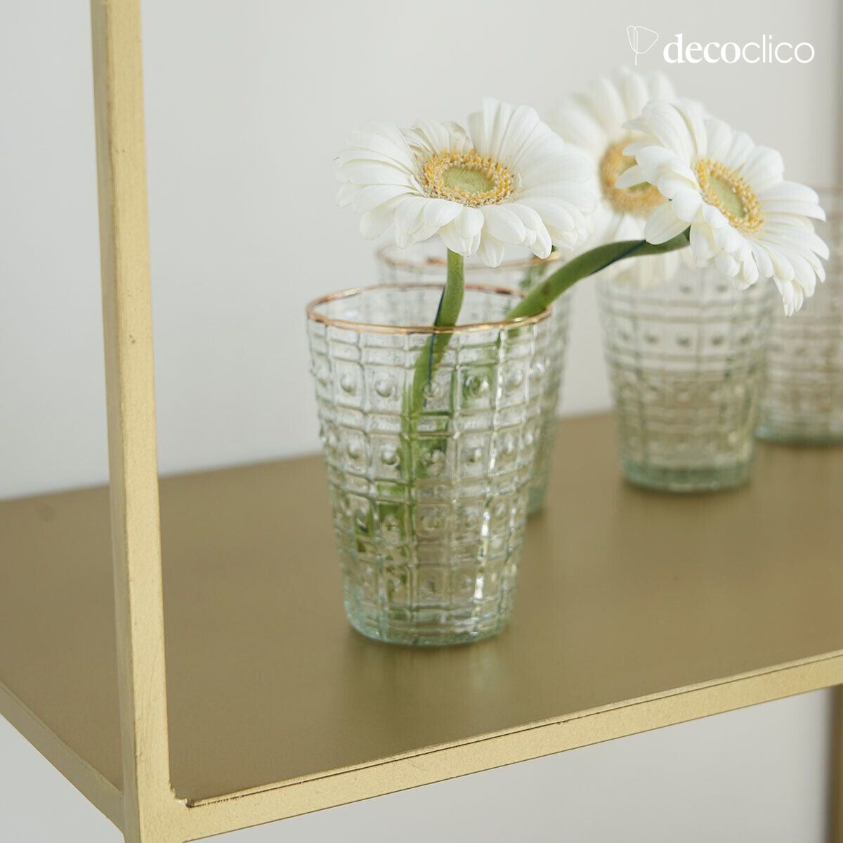 Colonna libreria in metallo finitura anticata 180 cm Douglas