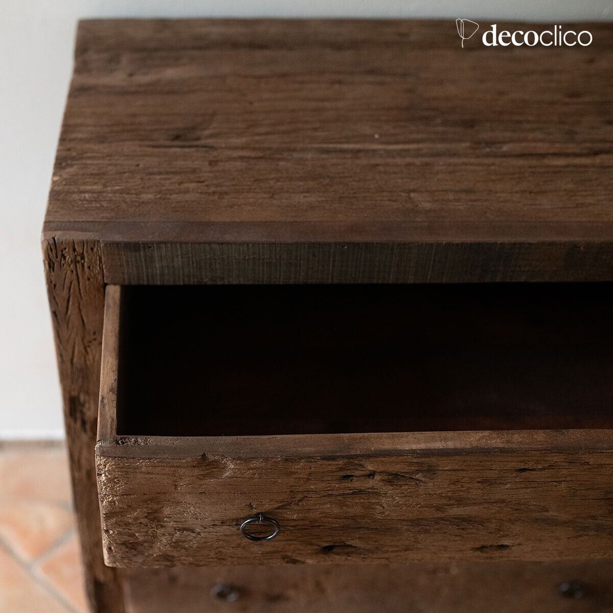 Comò a 3 cassetti in legno riciclato Vermont