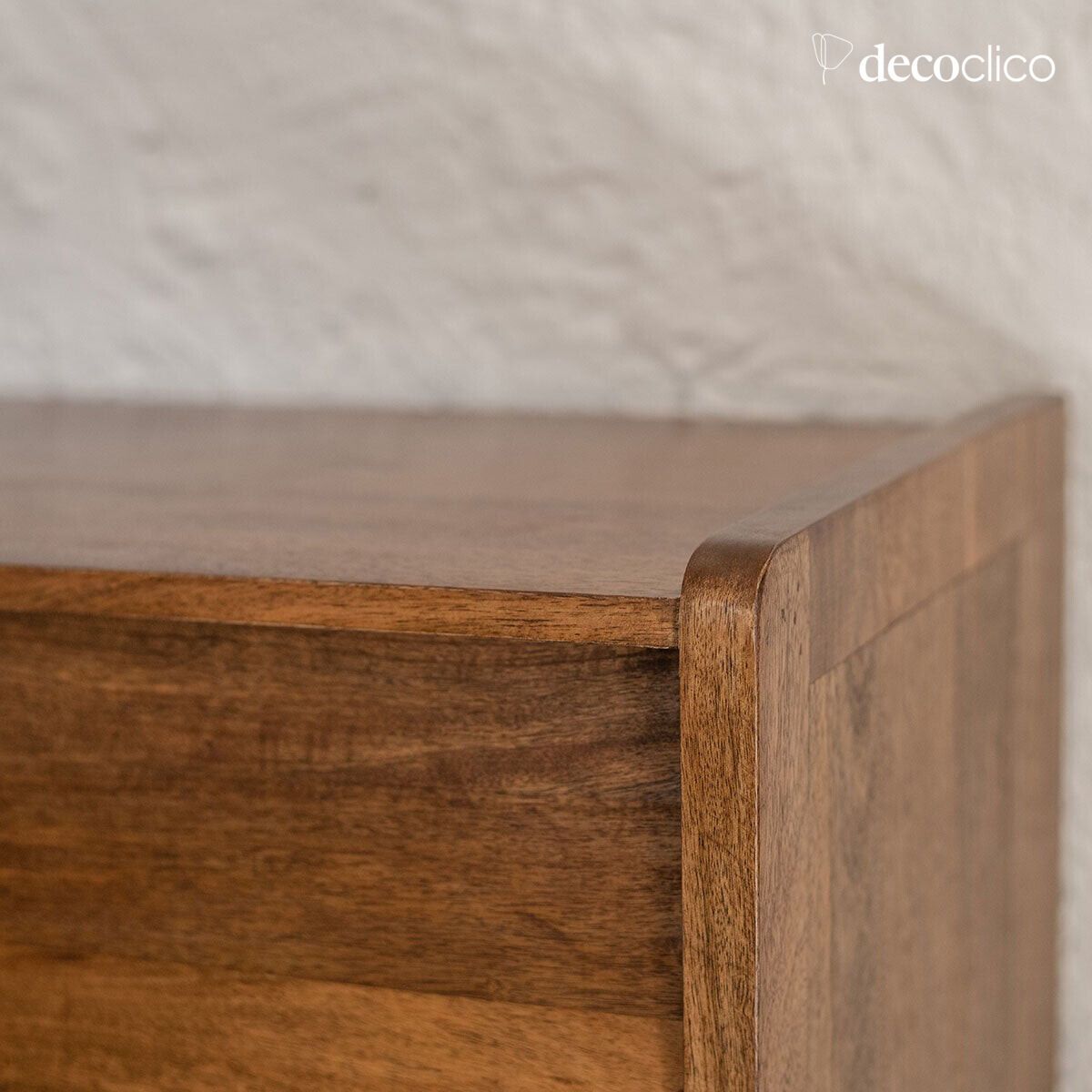 Comò in legno di mango 3 cassetti Vintage