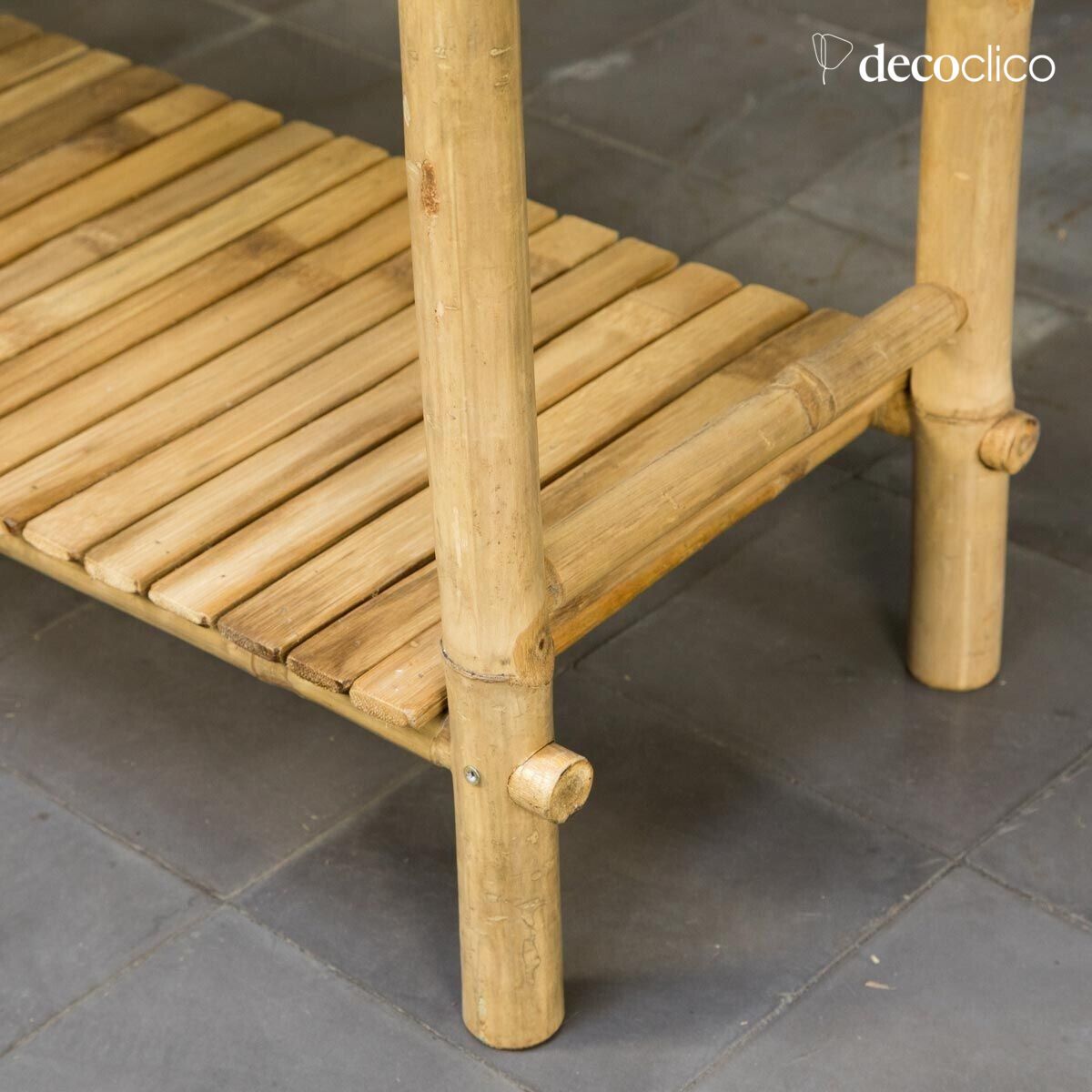 Console en bambou naturel Taman