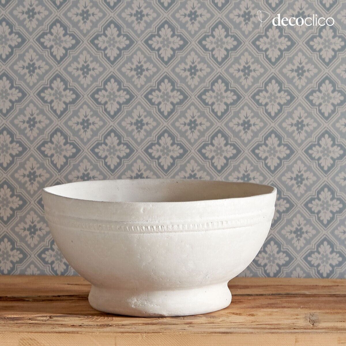 Copa decorativa de papel maché hecha a mano Pia