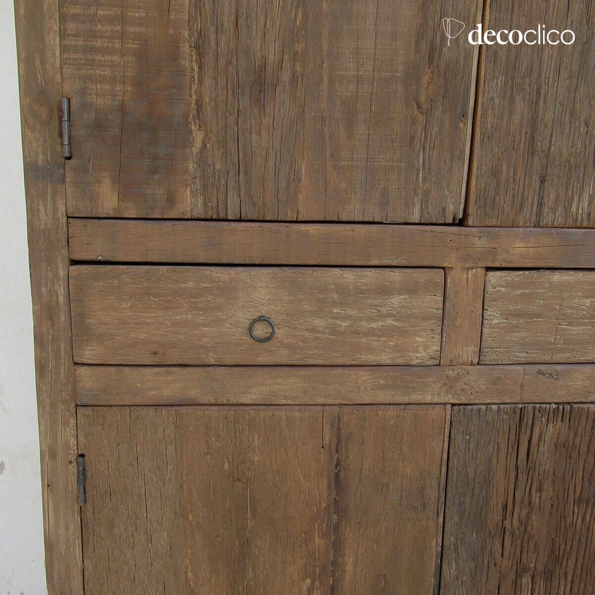 Credenza buffet alta in legno riciclato Vermont