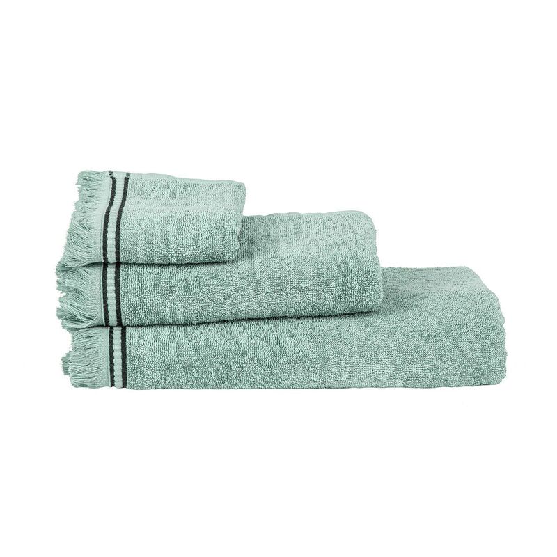 30 x 50 cm cotton and linen guest towel Haomy Cupabia Céladon