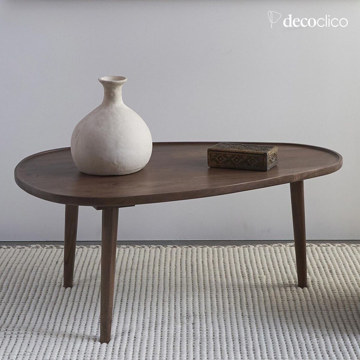 Dekorativer Flakon aus gebrochenem weißem Pappmaché Pia handgefertigt