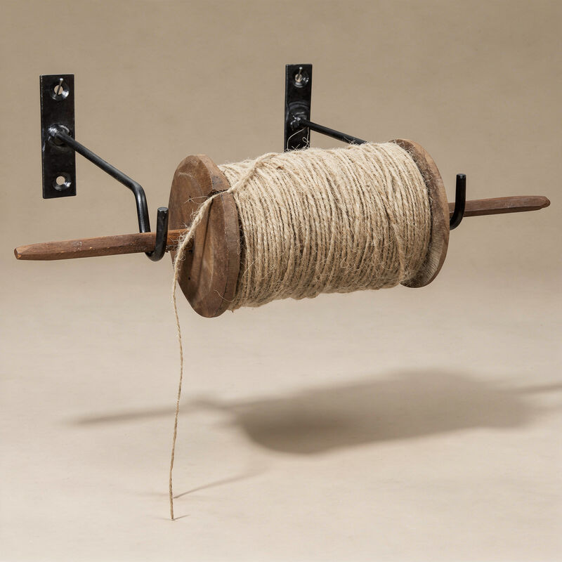 Desenrollador de cuerda metálico de pared