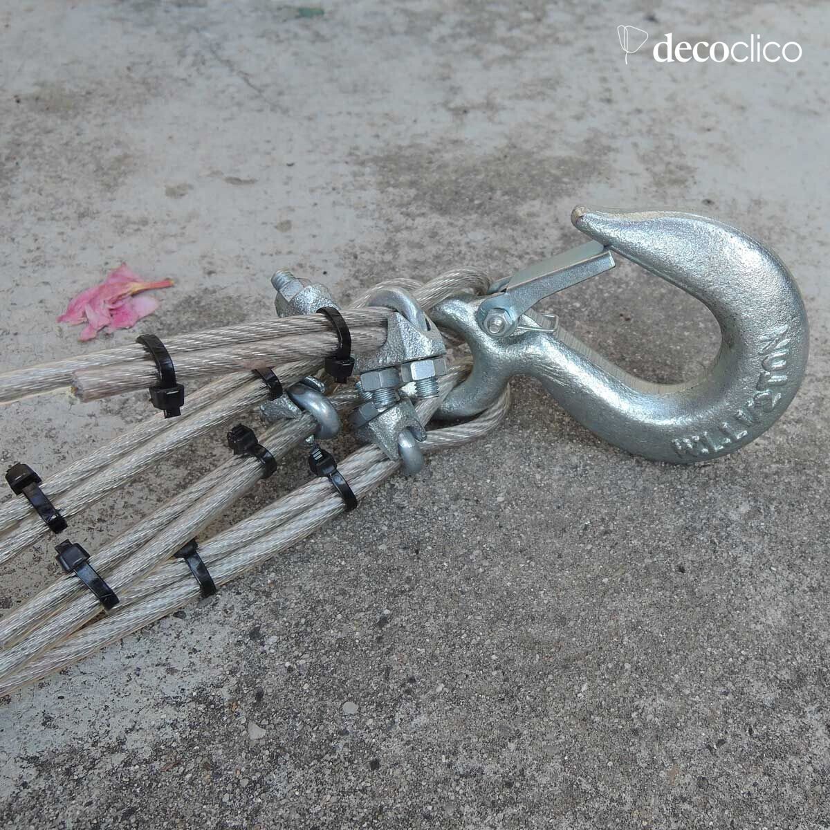 Dondolo sospeso in rattan naturale intrecciato Moka