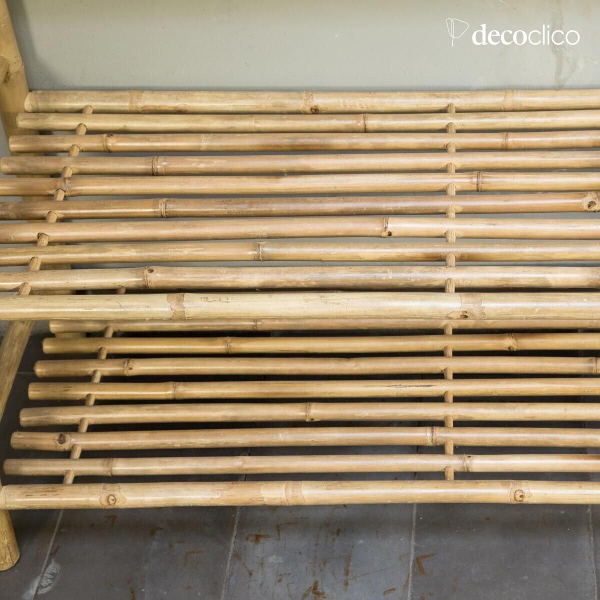 Entrance hall furniture, cloakroom, coat rack in natural bamboo Taman