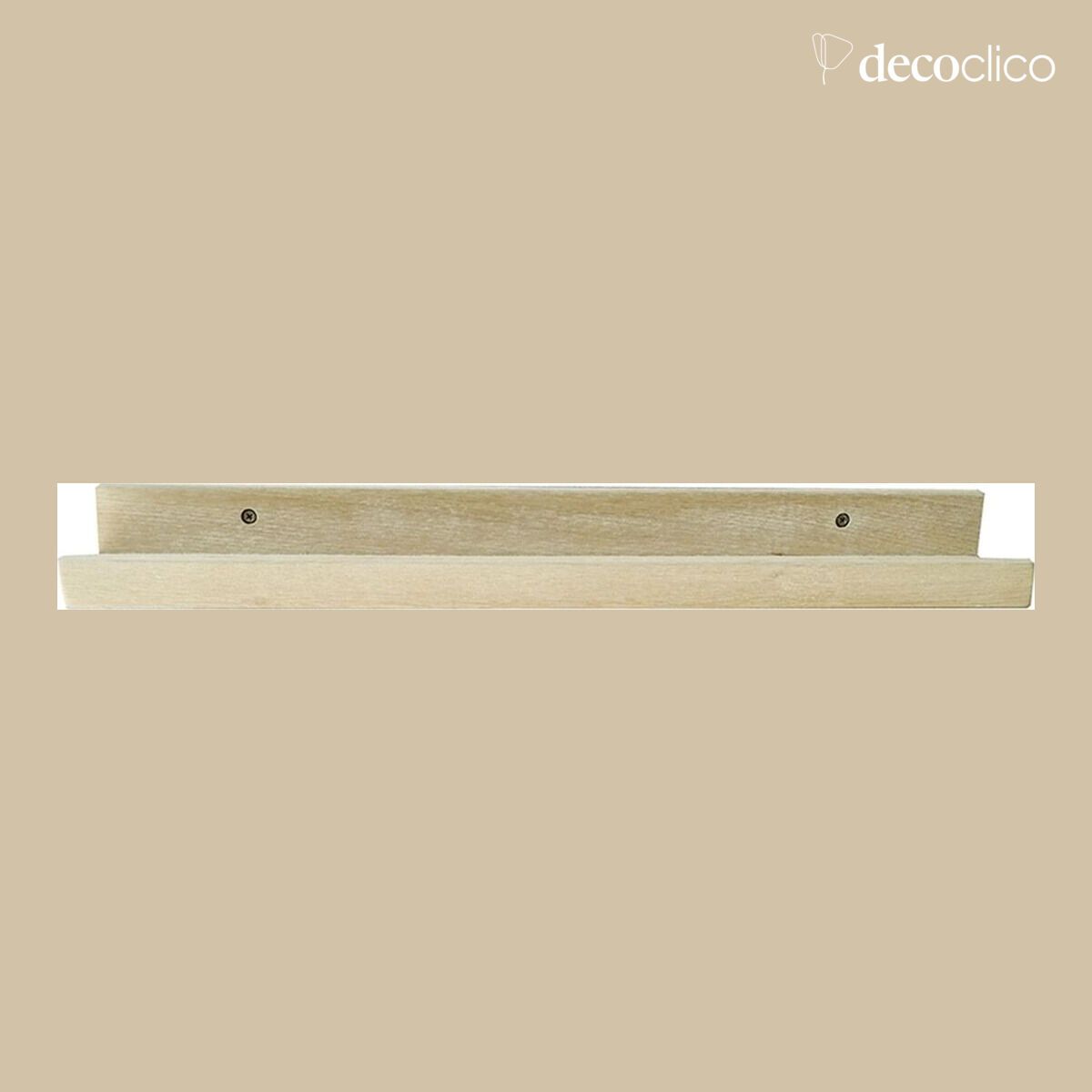 Estante para marcos de madera de roble natural 120 cm FSC Mood