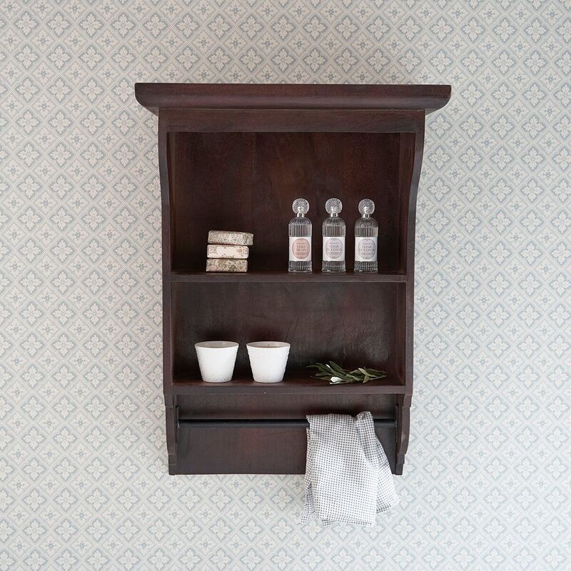 Estantería de pared de madera reciclada para la cocina Pamir