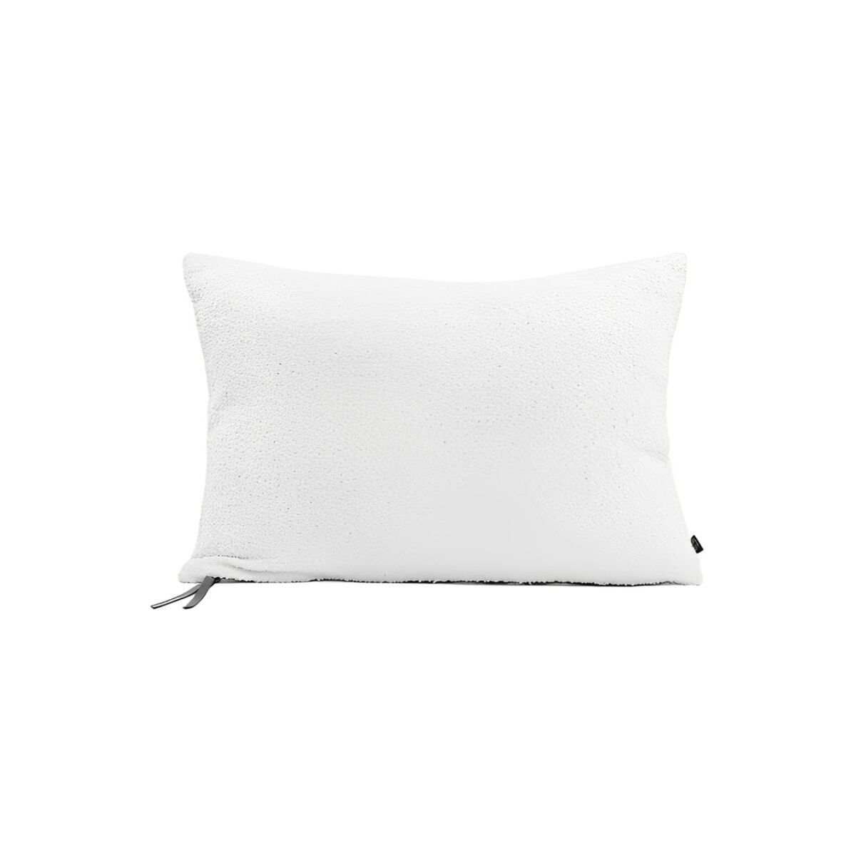 Funda de cojín de algodón rizado Erode Blanco 45x60 cm Haomy